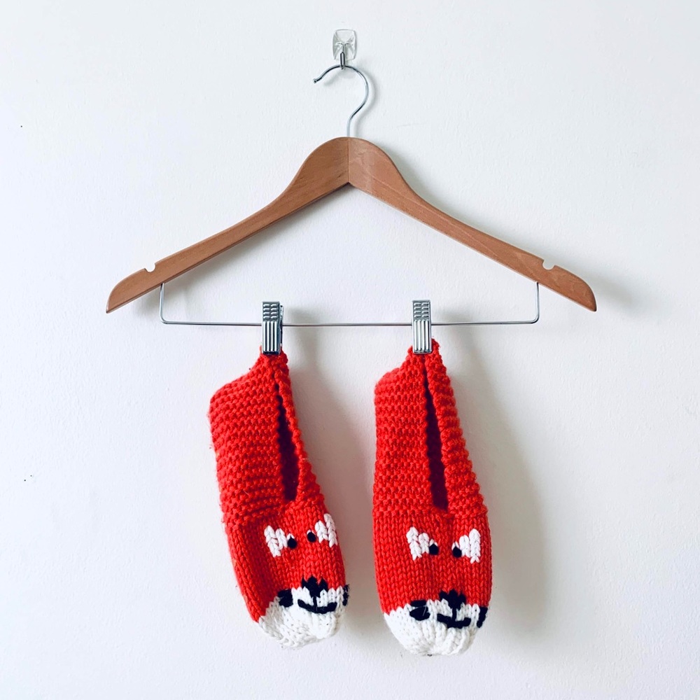 NEW Cute Fox Sock Slippers